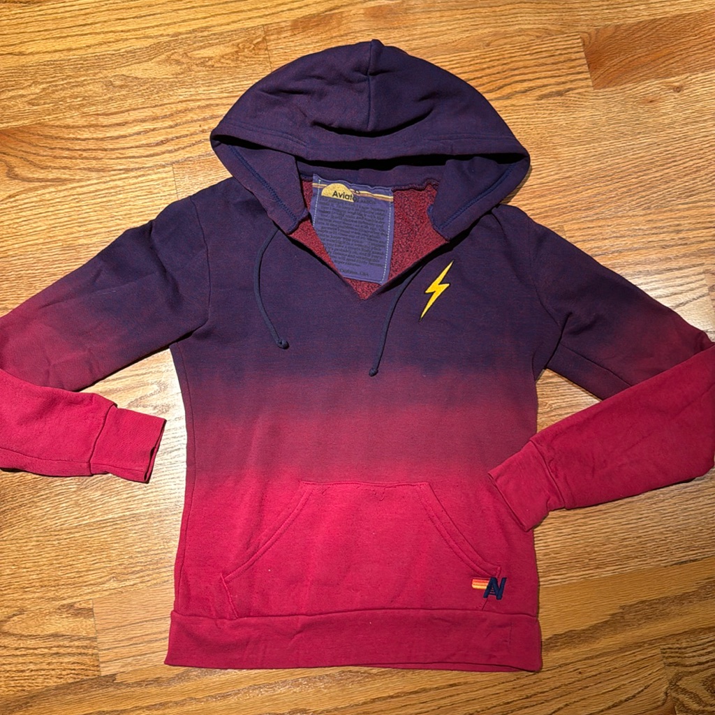 Aviator Nation Hoodie Some Wear But So Cozy And Seam Can Be Easily Fixed Sz Xs